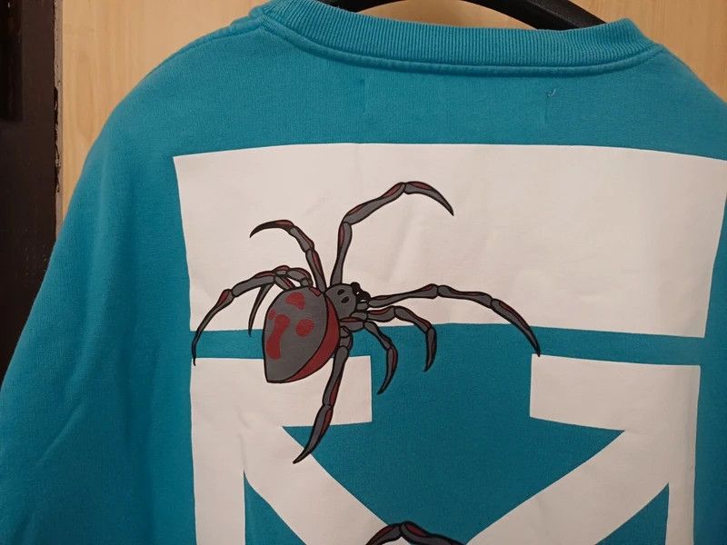 Off-White Off-White SS20 Arachno Arrow "Sky Blue" Sweater Size US XL / EU 56 / 4 - 10 Thumbnail