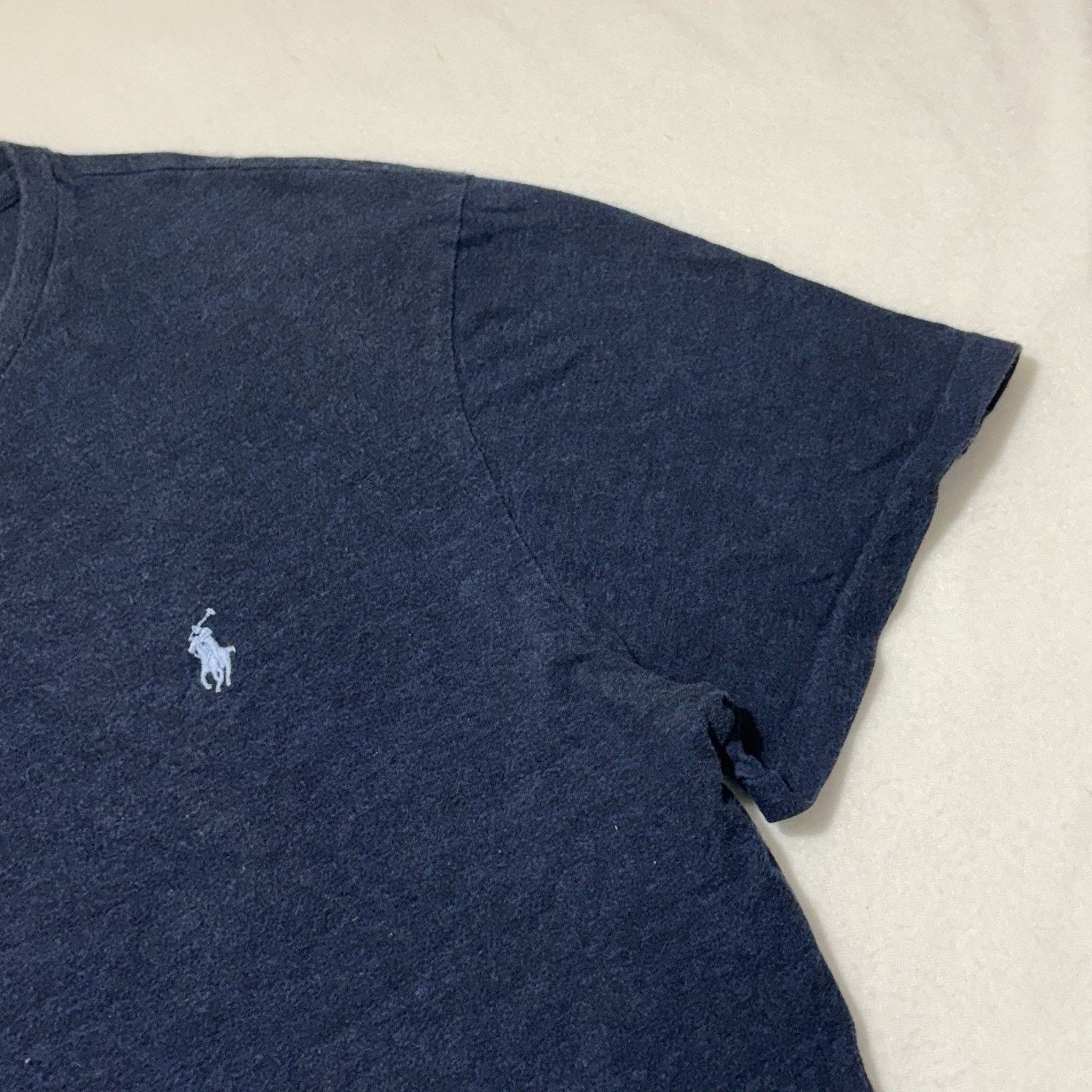 Polo Ralph Lauren Polo Ralph Lauren Large Crewneck T Shirt Navy Blue Tee Size US L / EU 52-54 / 3 - 4 Thumbnail