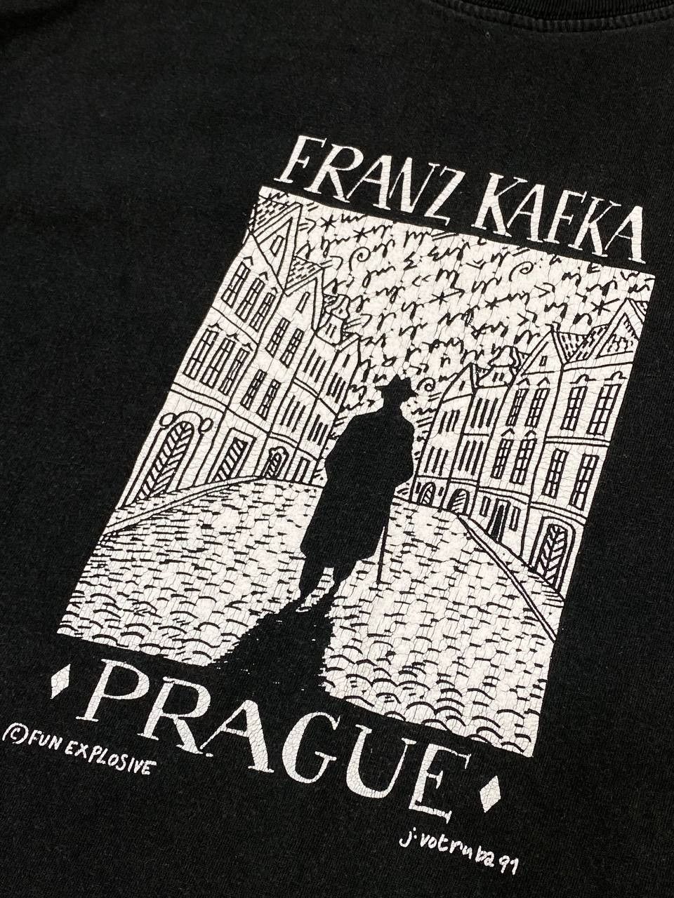 Vintage Vintage Franz Kafka Prague 1991 Art Promo T-Shirt Size US S / EU 44-46 / 1 - 7 Thumbnail