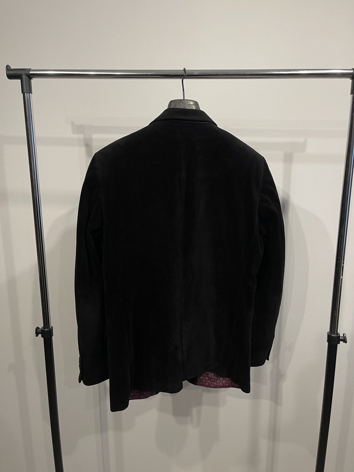 NEXT Vintage velvet blazer black velour classic jacket sport coat Size 40R - 4 Thumbnail