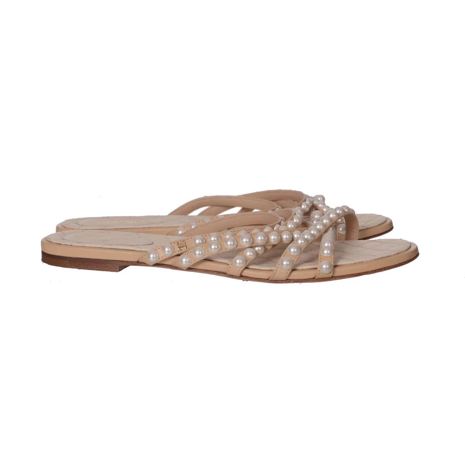 Chanel Chanel Women's Slippers 38 Size US 7.5 / IT 37.5 - 3 Thumbnail