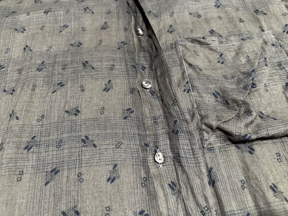 Lanvin 🔥Vintage Lanvin Shirt Long Sleeve Overprinted Size US L / EU 52-54 / 3 - 11 Thumbnail