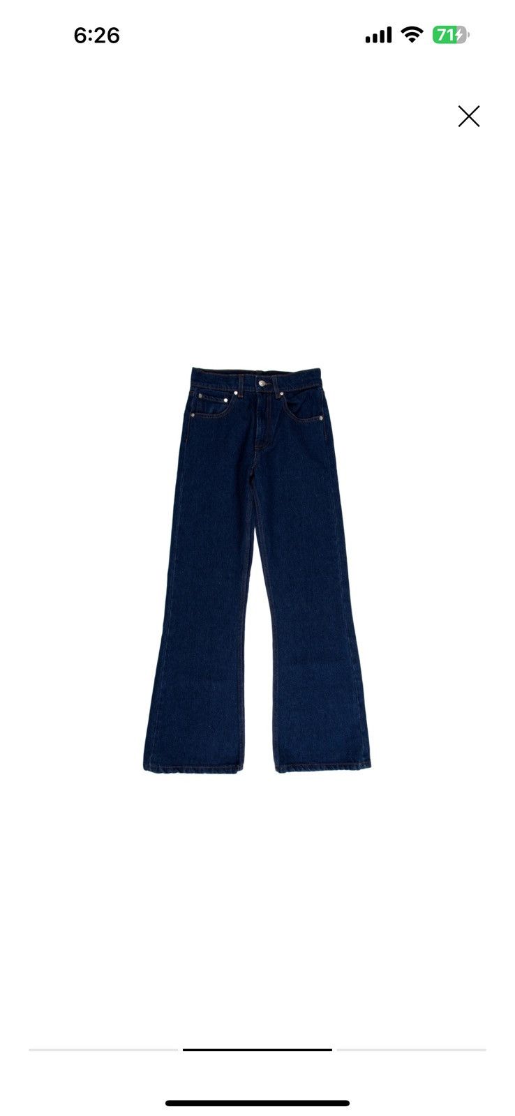 Gimaguas Gimaguas Bootcut Jeans Size 23" - 2 Thumbnail