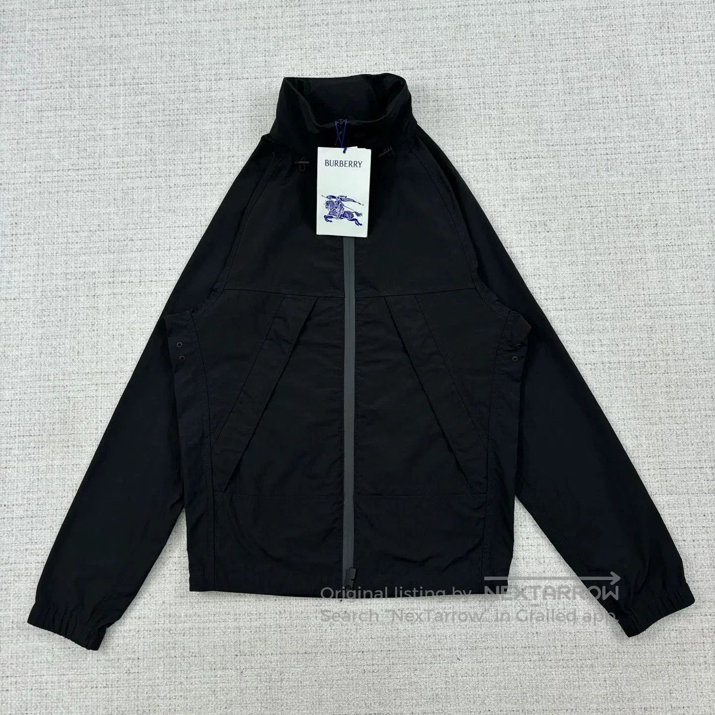 Burberry Burberry Solid Equestrian Knight Zip Jacket. Size US XXS / EU 40 - 1 Thumbnail