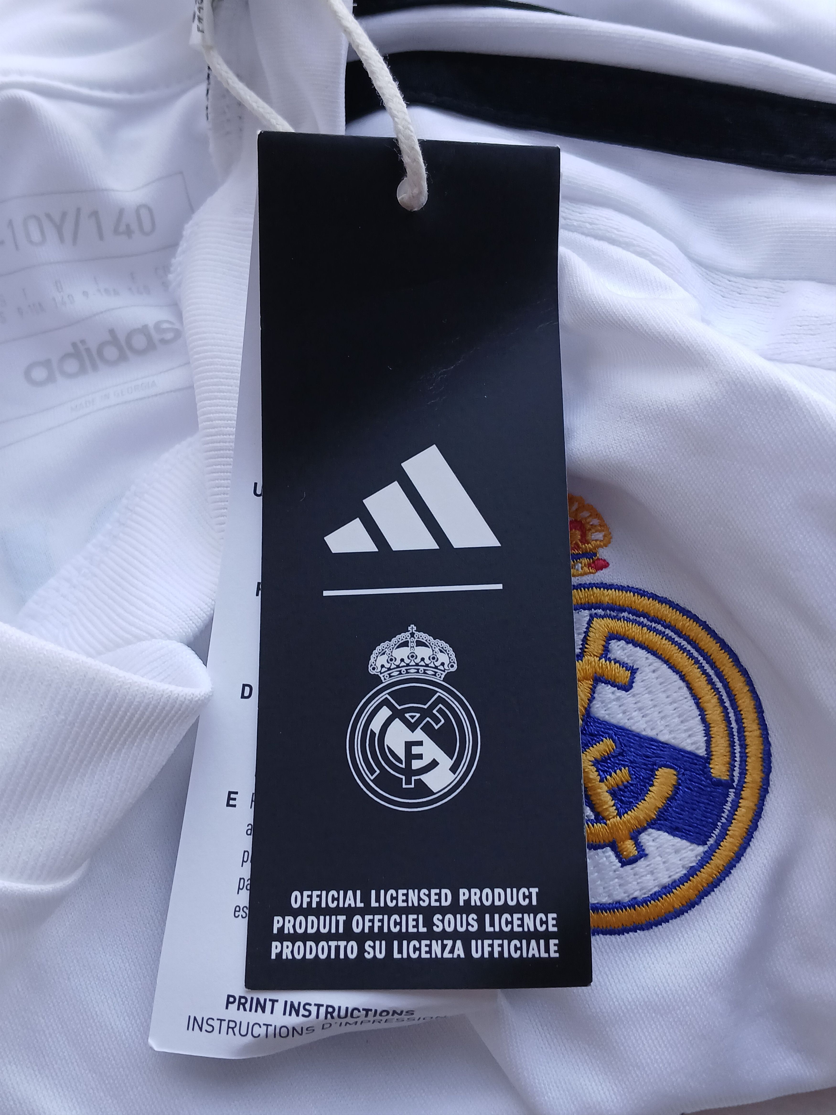 Adidas New KIDS Real Madrid 24/25 Home Football Jersey T-Shirt Size US S / EU 44-46 / 1 - 10 Thumbnail