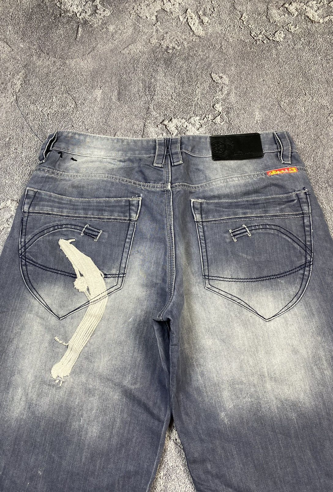 Polar Skate Co. Y2K Baggy Grey Denim Shorts Rap Style 2000s Streetwear Y2K Size US 34 / EU 50 - 3 Thumbnail