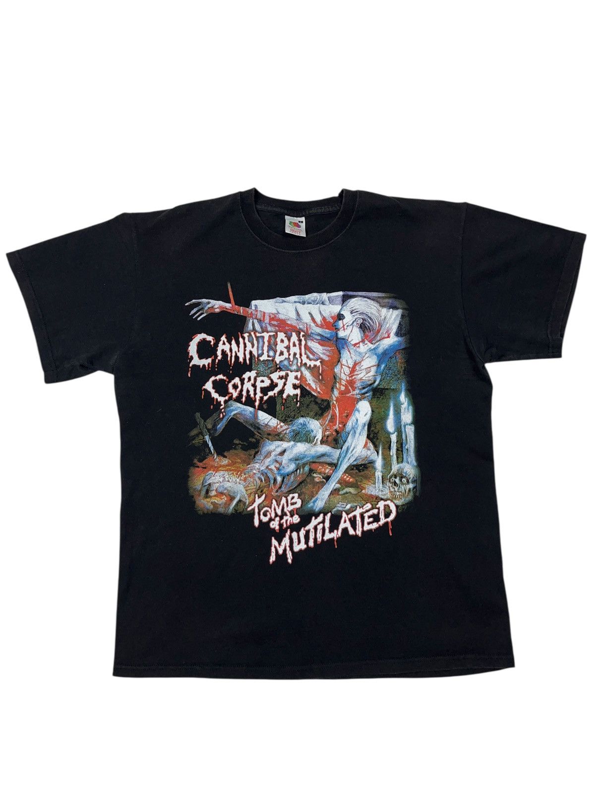Band Tees Vintage 00s Cannibal Corpse Tomb of the Mutilated T-shirt Size US M / EU 48-50 / 2 - 1 Thumbnail