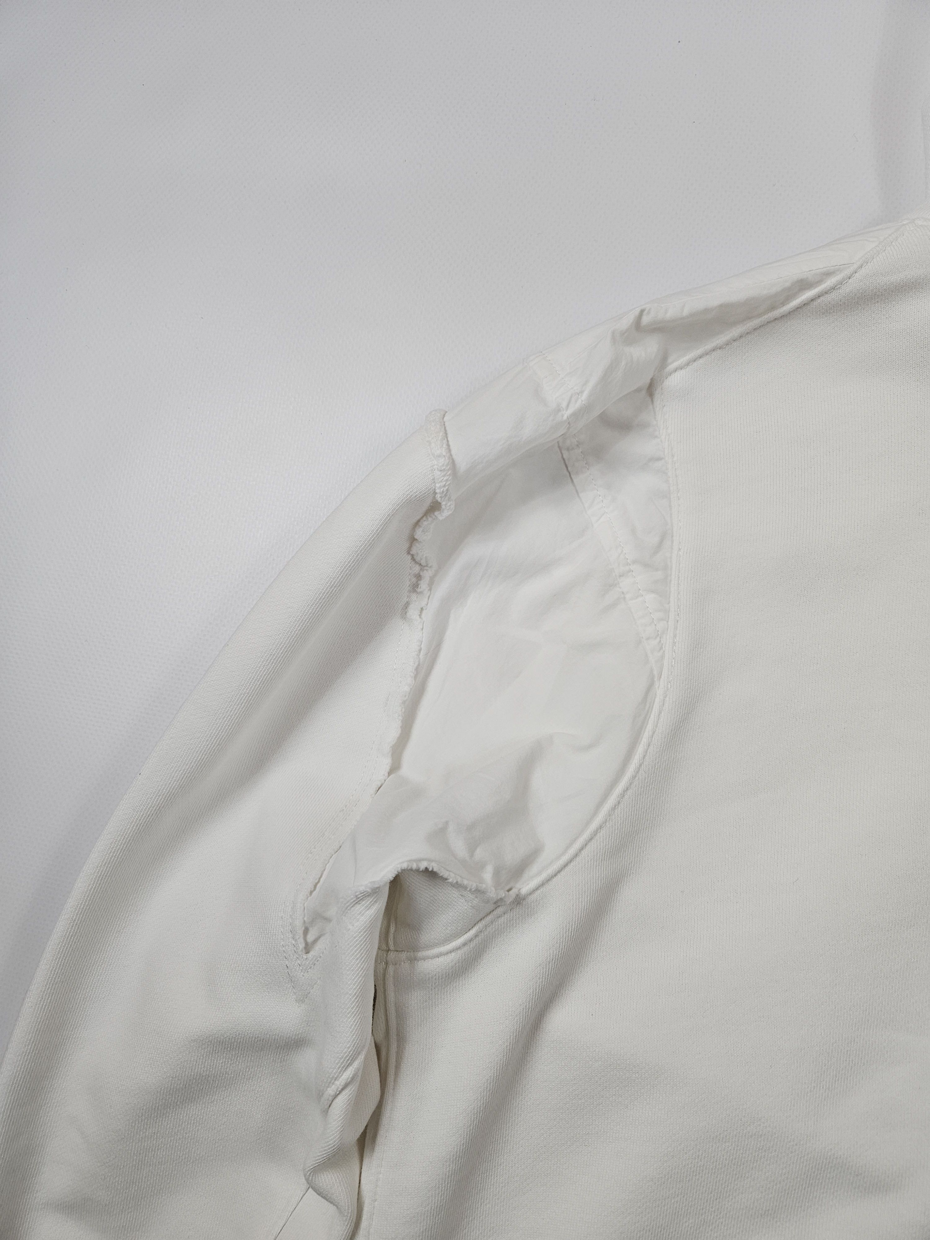 Sacai Sacai white cut-out shoulder hoodie Size L / US 10 / IT 46 - 10 Thumbnail