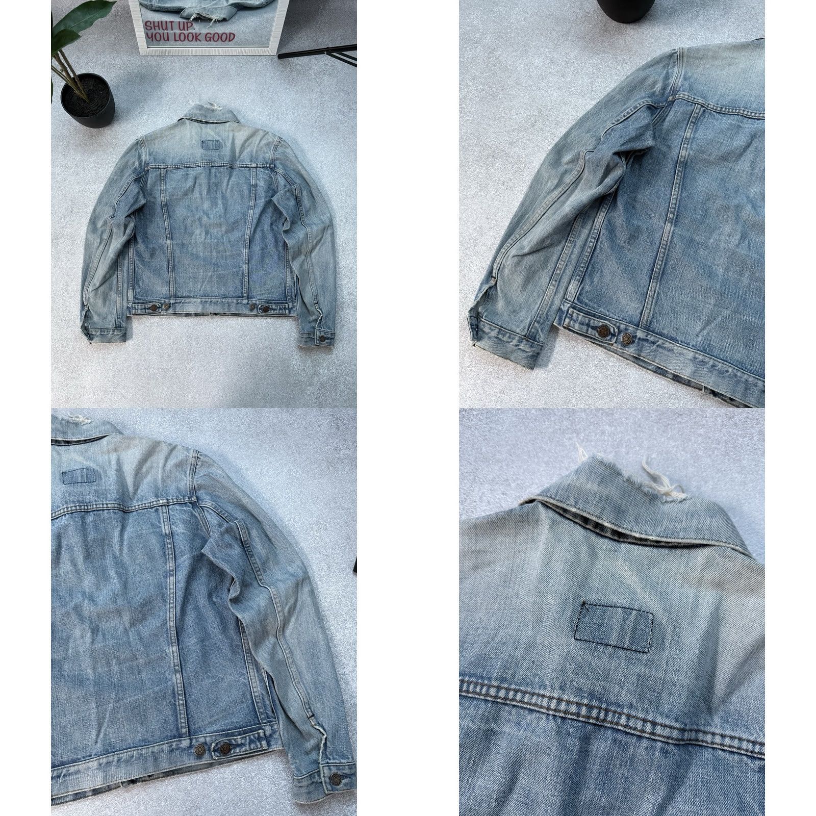 Levi's VINTAGE Levi’s Denim Jacket Blue Men’s S Jacket 70s 80s Y2K Trucker Levi’s Made & Crafted USA Size US S / EU 44-46 / 1 - 10 Thumbnail