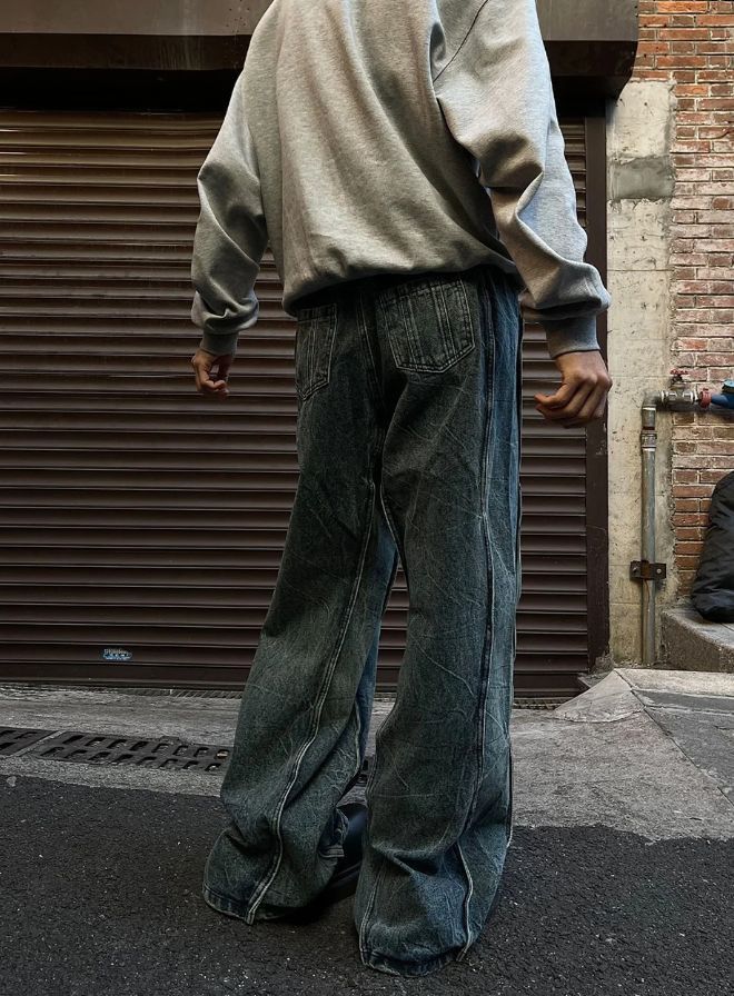 Japanese Brand × Jean Baggy Jeans Men Size US 32 / EU 48 - 2 Thumbnail