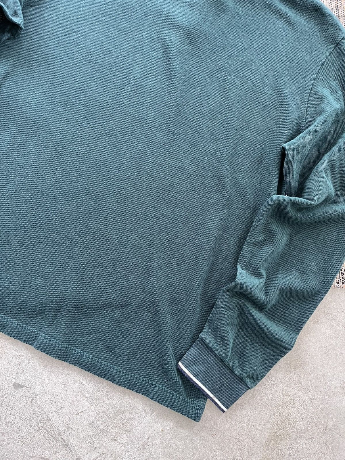 Lacoste Vintage Lacoste Rugby Shirt Green Minimalist Small Logo Y2K Size US XXL / EU 58 / 5 - 15 Thumbnail