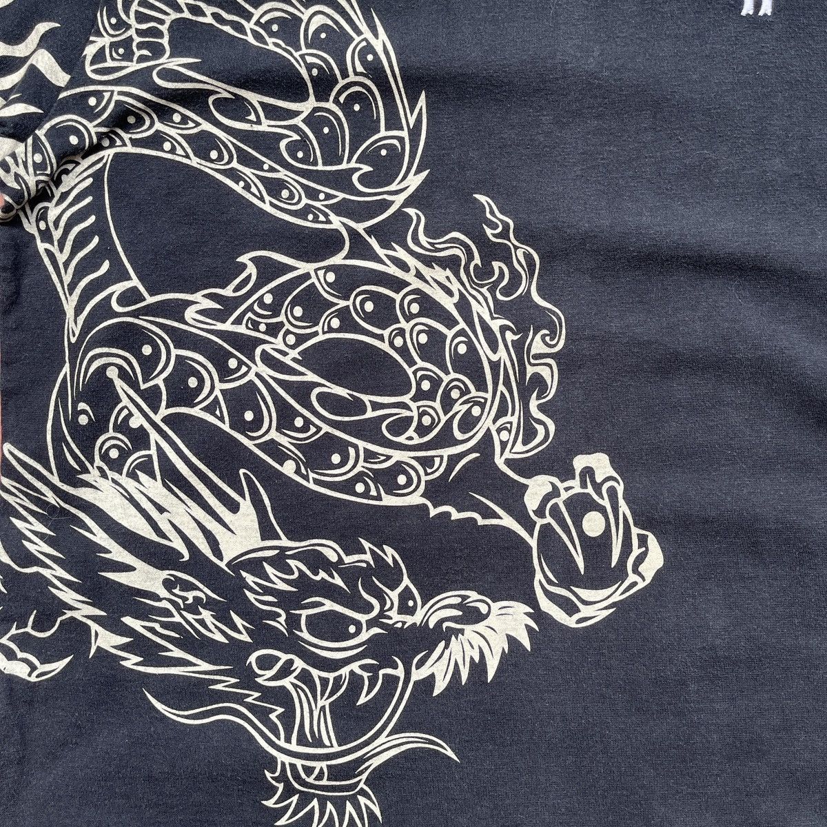 Dogtown VINTAGE DOGTOWN BLACK DRAGON FIRE FLAMES TSHIRT Size US L / EU 52-54 / 3 - 14 Thumbnail