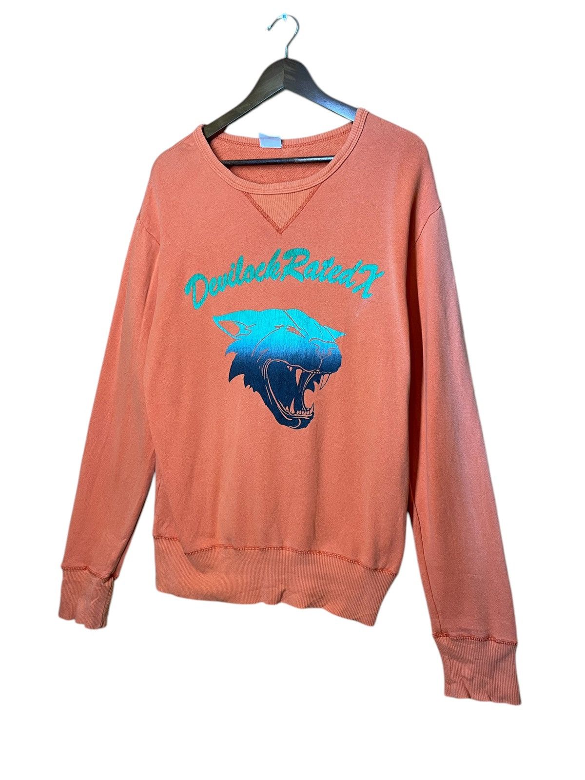 Japanese Brand Devilocl crewneck sweatshirt big logo print Size US L / EU 52-54 / 3 - 2 Thumbnail