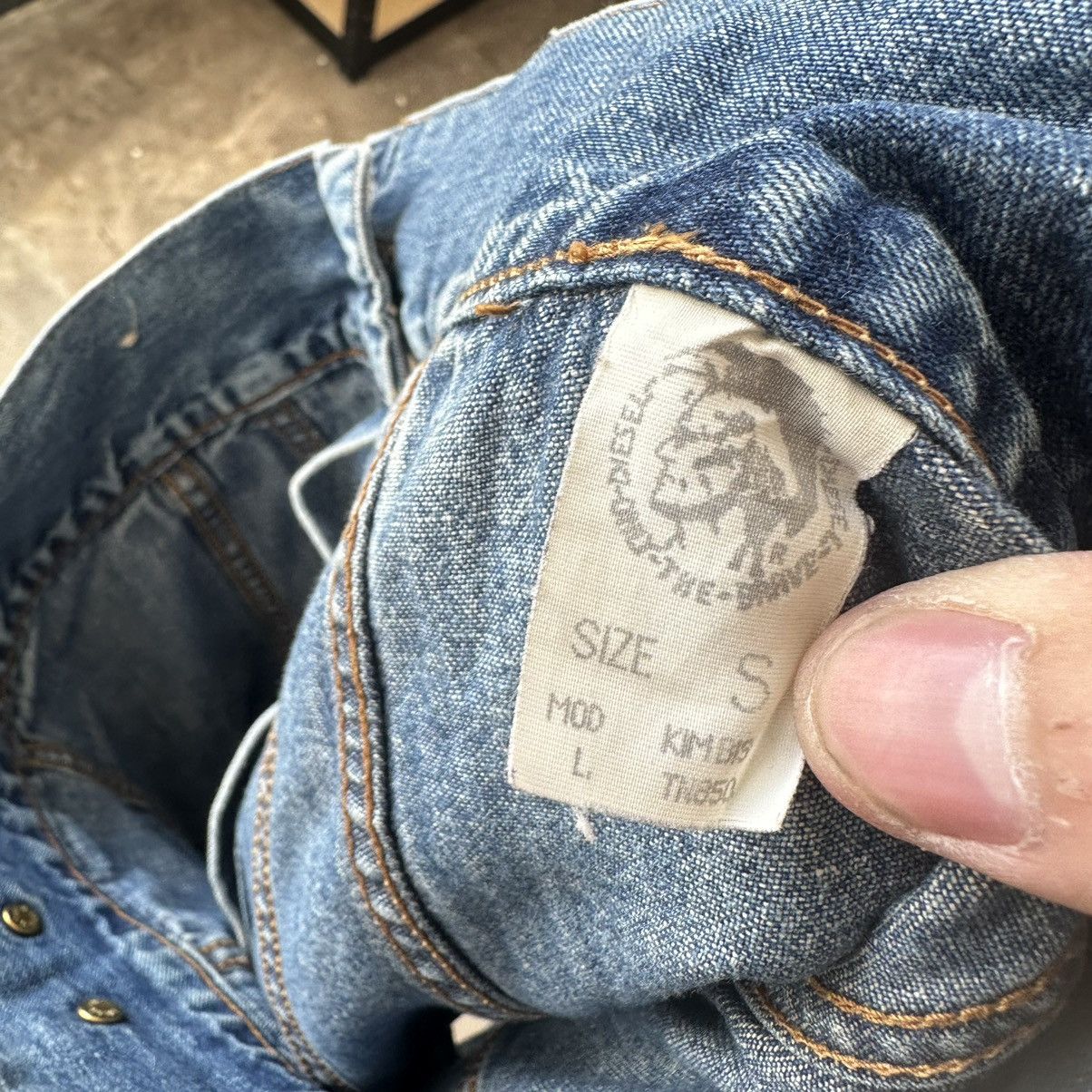 Diesel Diesel Vintage Y2K Washed Blue Denim Jeans Jacket Size S / US 4 / IT 40 - 9 Thumbnail