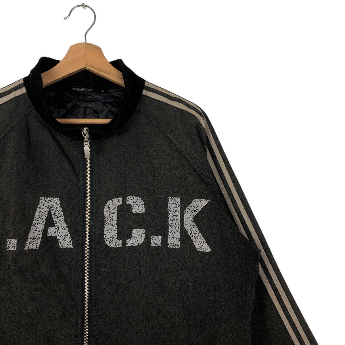 Japanese Brand 🔥BACK Big Logo Spell Out Bomber Jacket Streetwear Biker Size US M / EU 48-50 / 2 - 5 Thumbnail