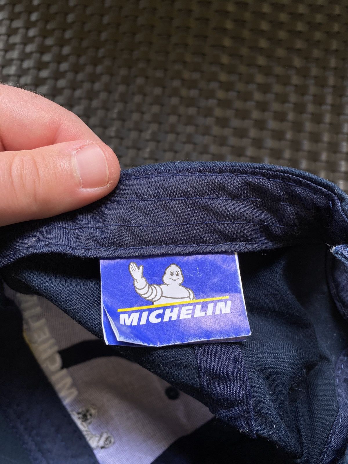 Vintage Vintage Michelin Cap Hat Mercedes Ferrari BMW Size ONE SIZE - 5 Thumbnail