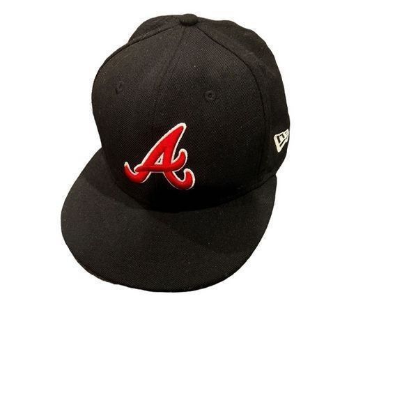 New Era Atlanta Braves wool baseball cap Hat Size ONE SIZE - 5 Thumbnail
