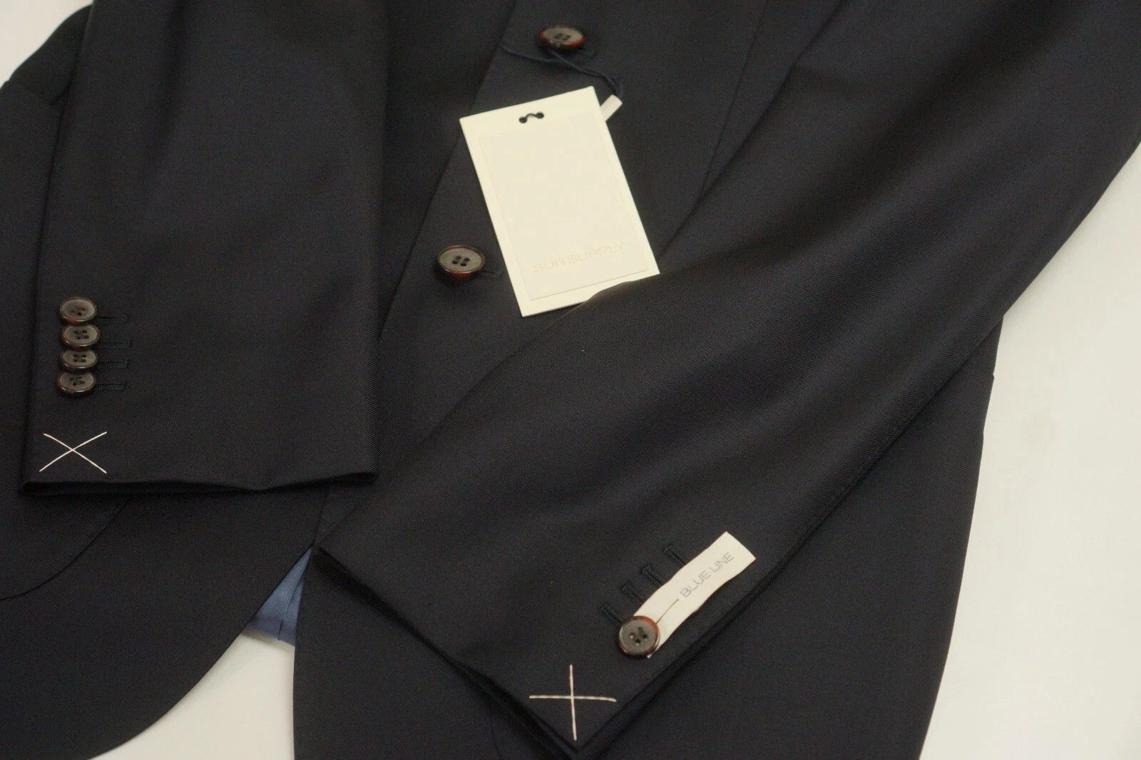 Suitsupply Men Suitsupply Suit Lazio Navy Blue Vitale Barberis US52S Size 52S - 5 Thumbnail