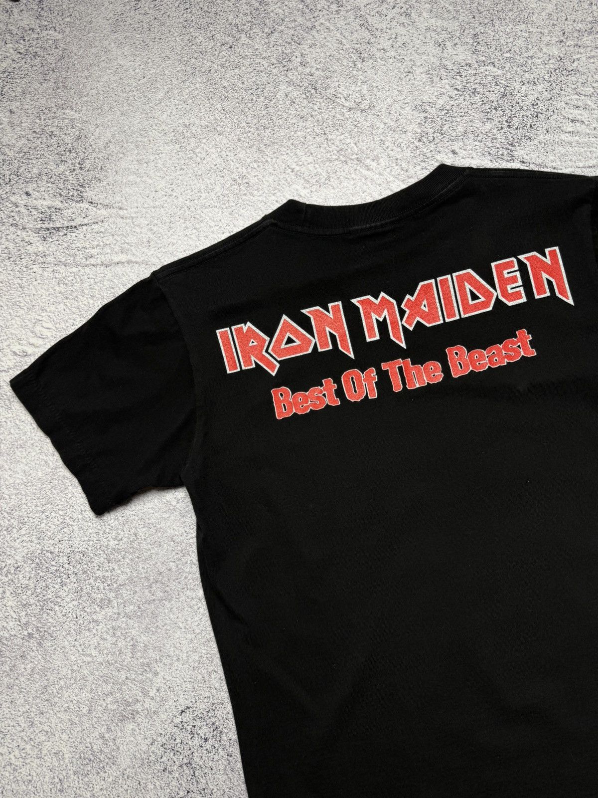 Band Tees Vintage 90s Iron Maiden T-shirt Best Of The Beast Heavy Rock Size US M / EU 48-50 / 2 - 8 Thumbnail