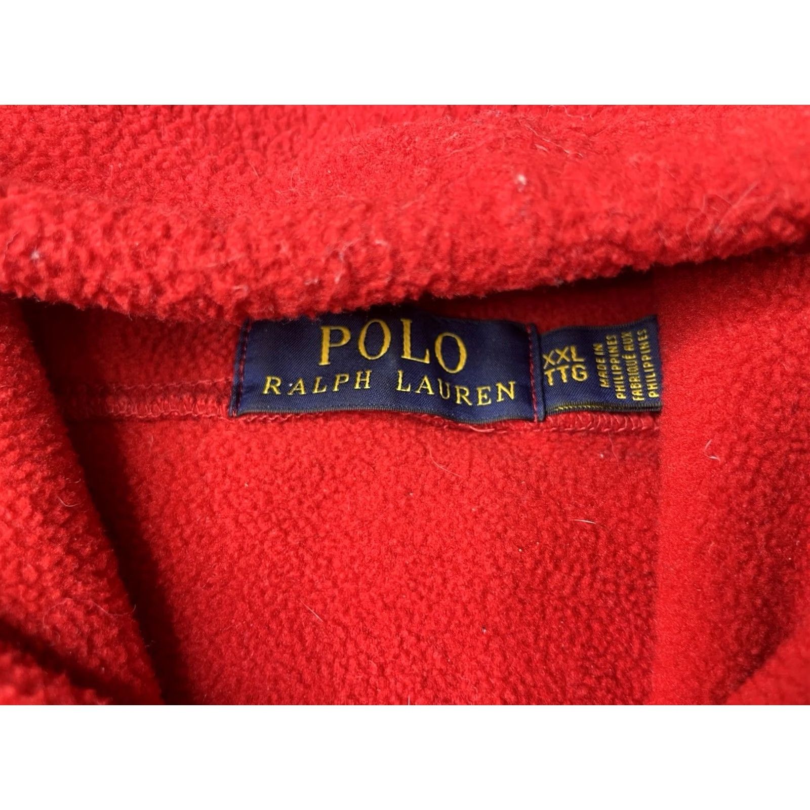 Polo Ralph Lauren Polo Ralph Lauren Hoodie Sweatshirt Fleece Red USA Flag Logo Embroidered Men’s XXL Pullover Size US XXL / EU 58 / 5 - 3 Thumbnail