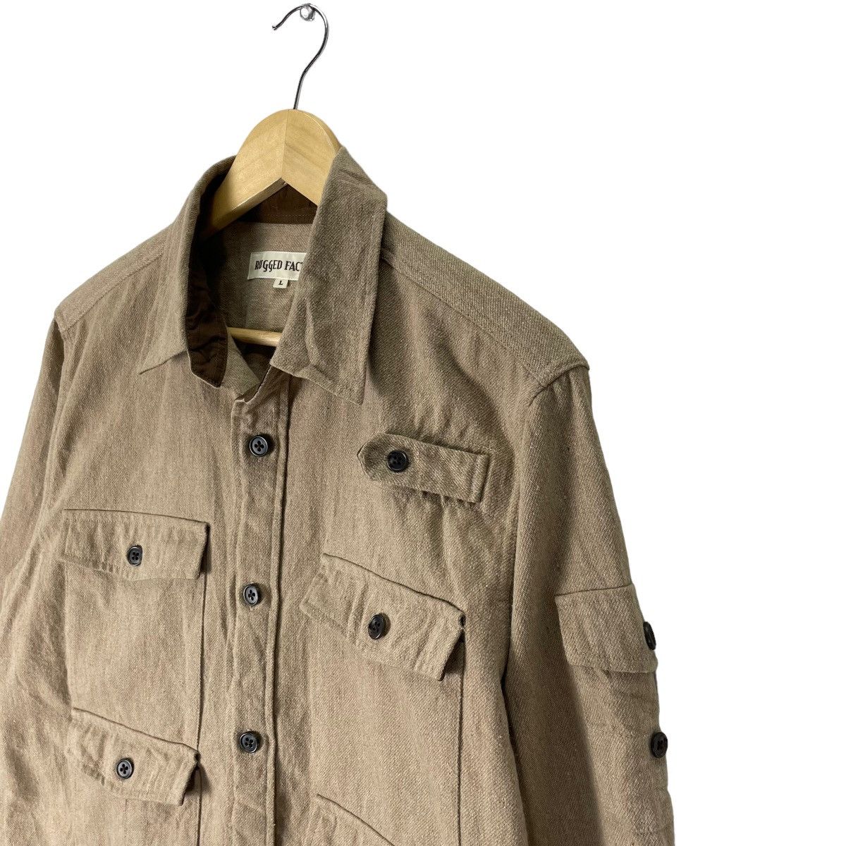 Union LA ☀️RUGGED FACTORY UTILITY MULTI POCKET BUTTON SHIRTS Size US M / EU 48-50 / 2 - 5 Thumbnail