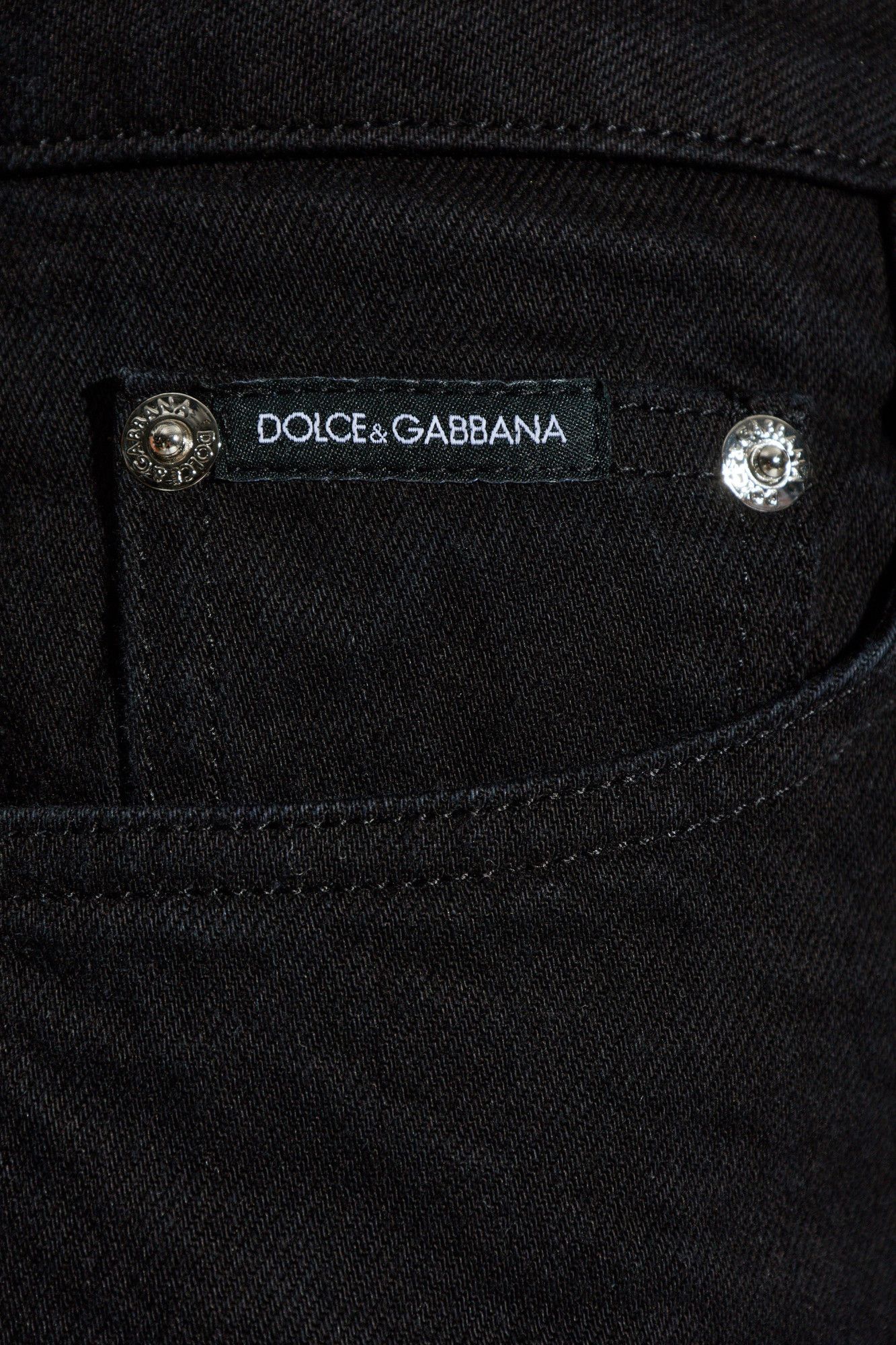 Dolce & Gabbana o1s22i1n0225 Boyfriend Jeans in Black Size 27" / US 4 / IT 40 - 5 Thumbnail