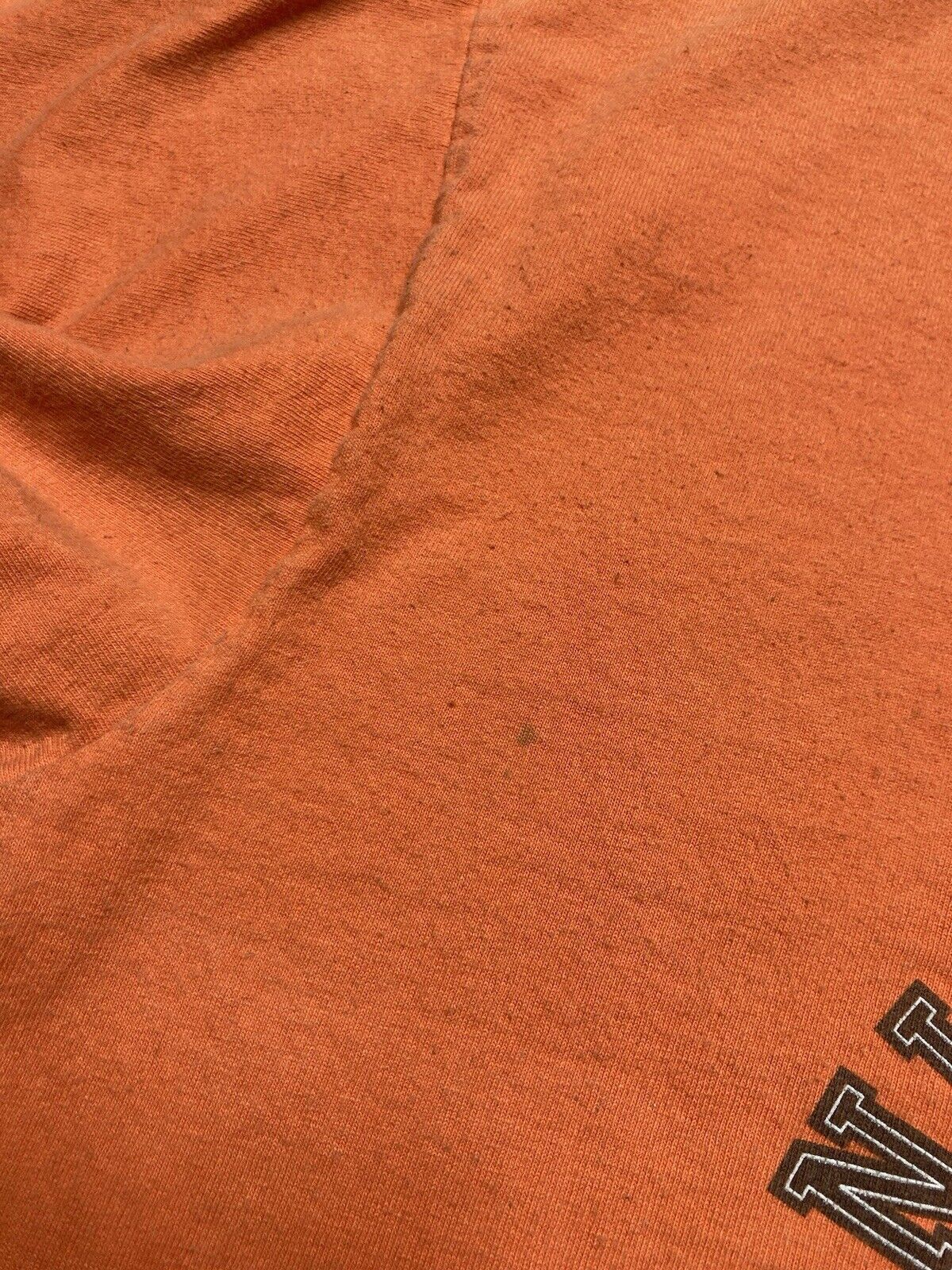 Nike × Vintage Vtg t shirt Nike athletic department y2k orange adult medium Size US M / EU 48-50 / 2 - 7 Thumbnail