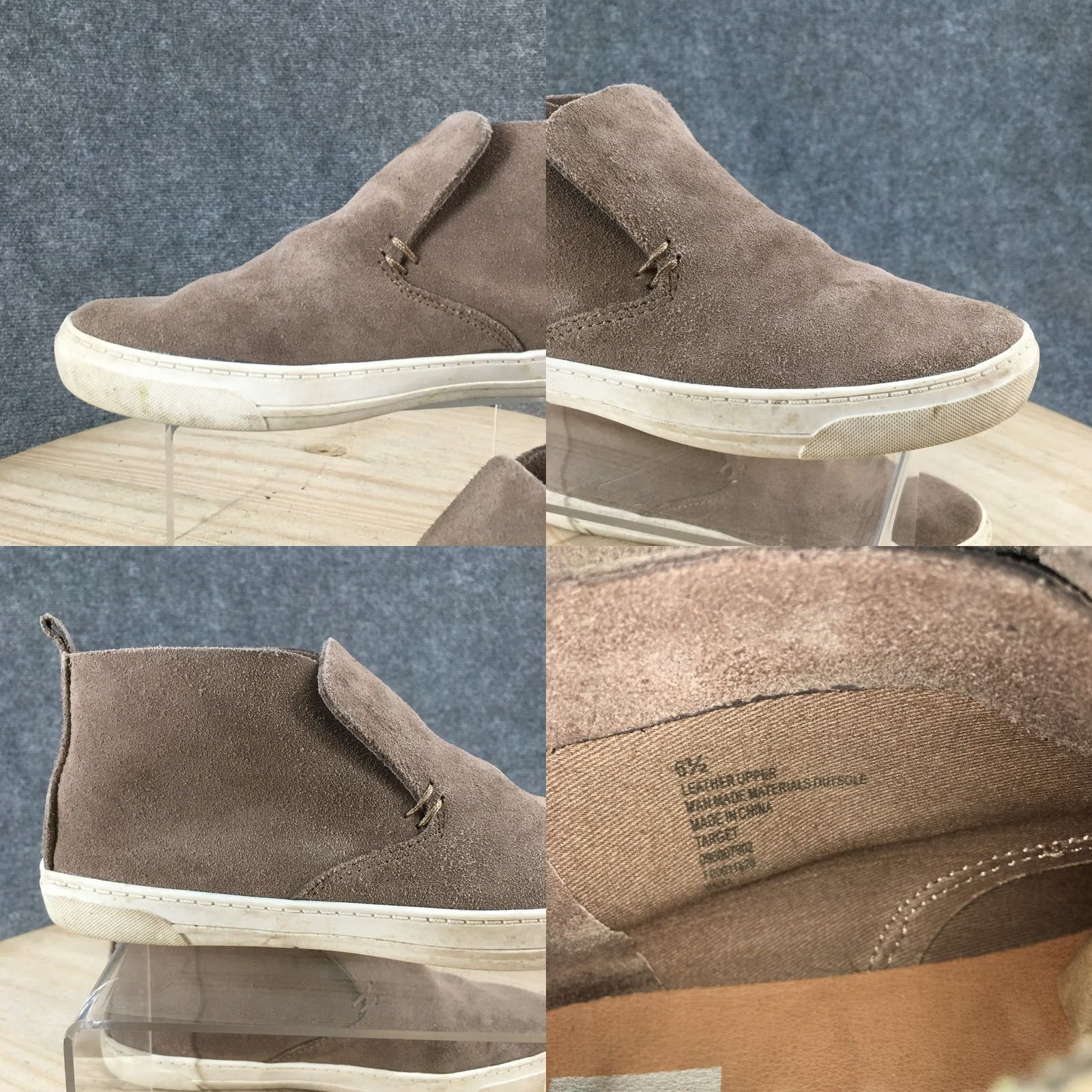 Dolce Vita DV Dolce Vita Boots Womens 6.5 Ankle Booties Brown Leather Pull On Almond Toe Size US 7 / IT 37 - 10 Thumbnail