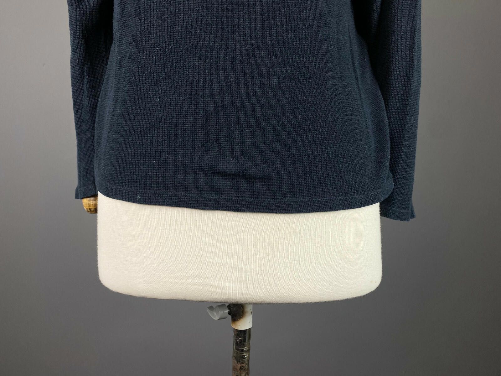 Wilkes Bashford Ladies BA&SH Navy Blue Long Sleeve Sweater Size 1 Size M / US 6-8 / IT 42-44 - 3 Thumbnail