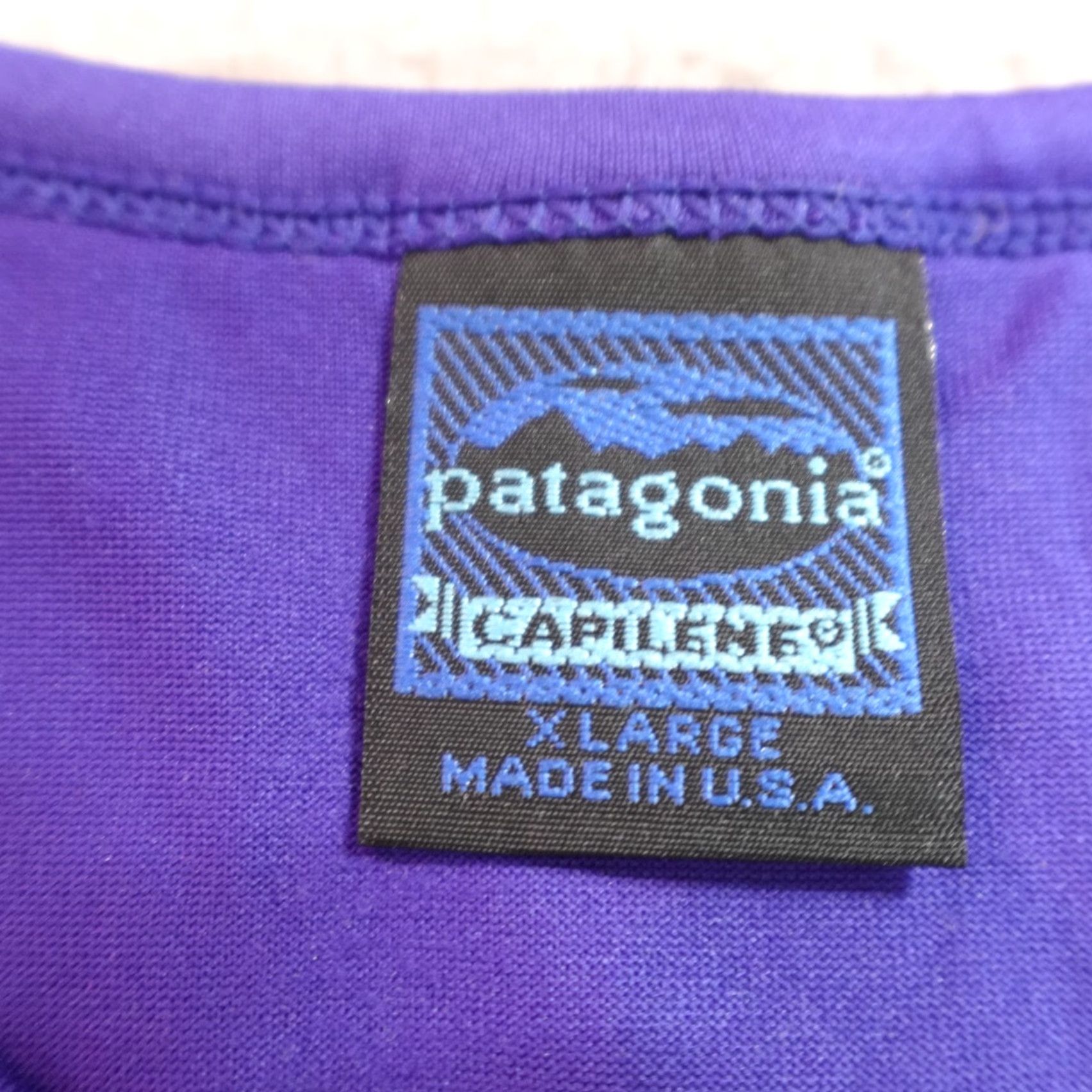 Patagonia VINTAGE Patagonia Capilene Shirt XL Blue Base Layer Made in USA Size US XL / EU 56 / 4 - 2 Thumbnail