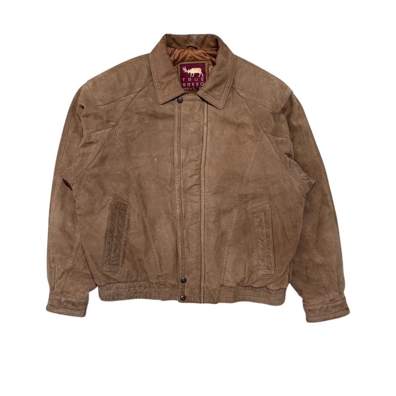 Other 1990s True Breed Suede Leather Bomber Jacket Size US L / EU 52-54 / 3 - 1 Thumbnail