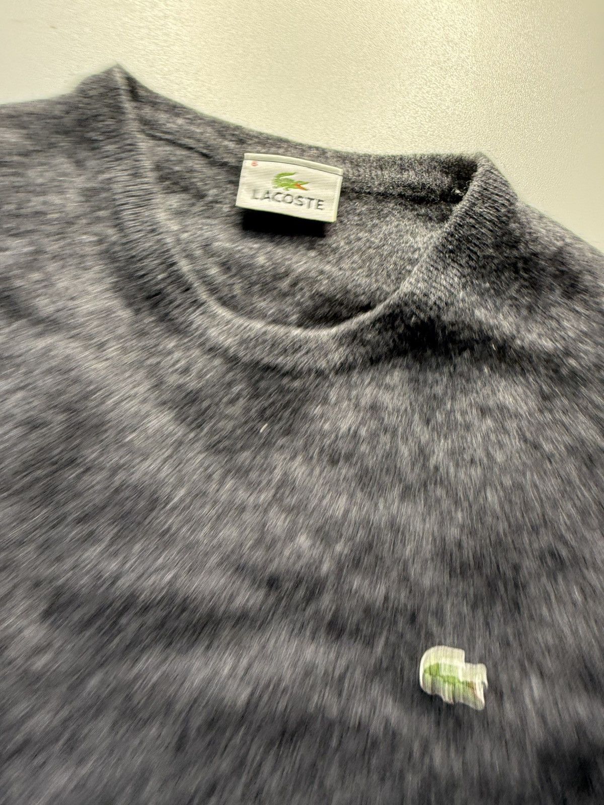 Lacoste × Vintage LACOSTE WOOL SWEATER, ORIGINAL, WARM, SOFT, SIZE M Size US M / EU 48-50 / 2 - 4 Thumbnail