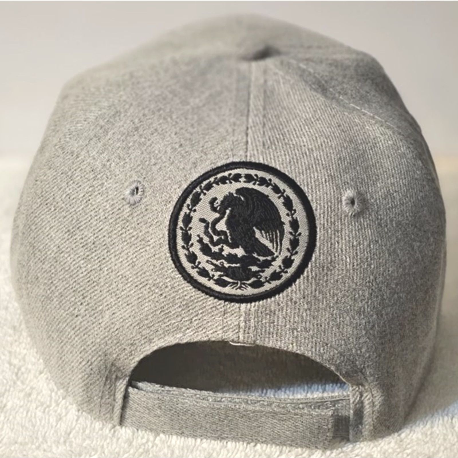 Vintage Vintage Nayarit Mexico Baseball Cap Adjustable Men Gray Mexican State Eagle Hat Size ONE SIZE - 2 Thumbnail