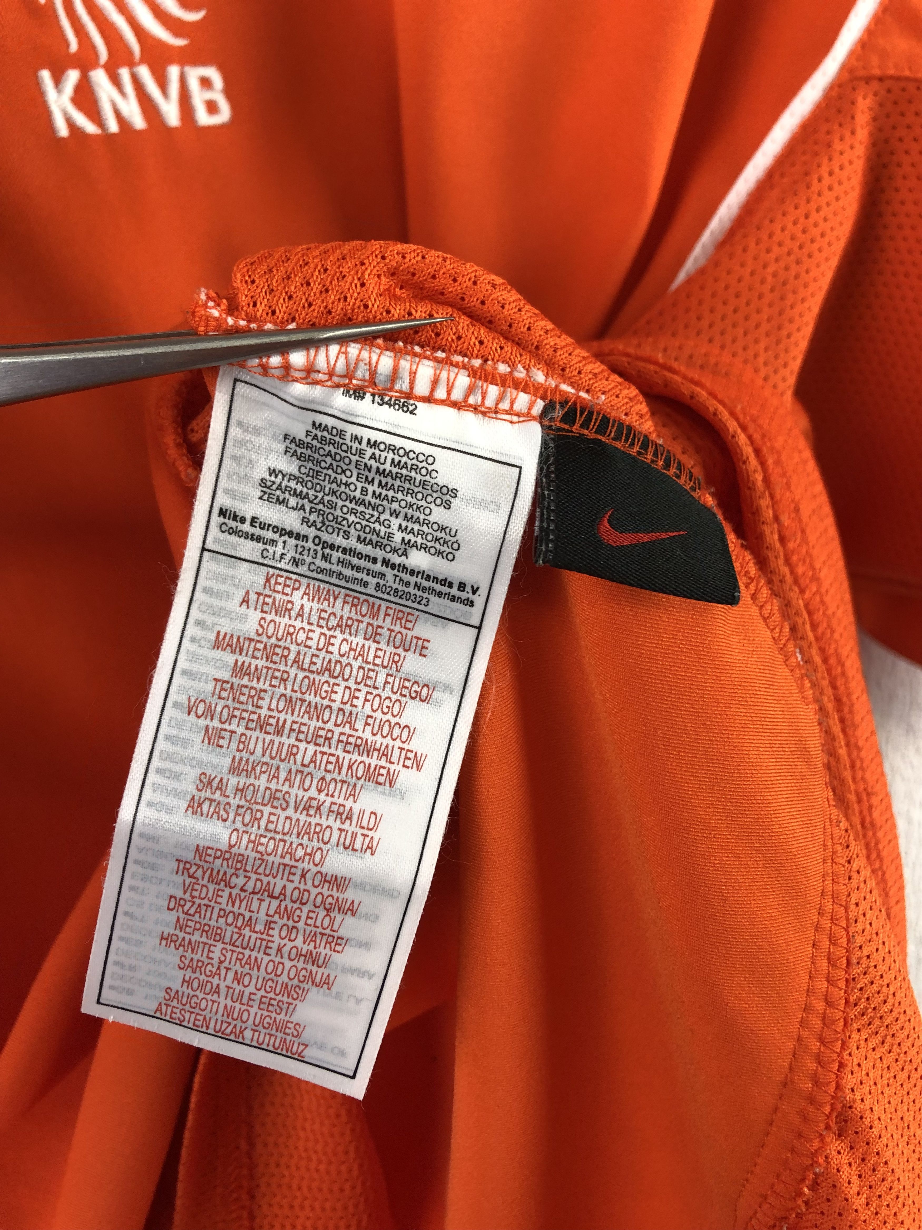 Nike × Vintage Netherlands football shirt 2004 Soccer Nike Jersey Holland Size US L / EU 52-54 / 3 - 8 Thumbnail