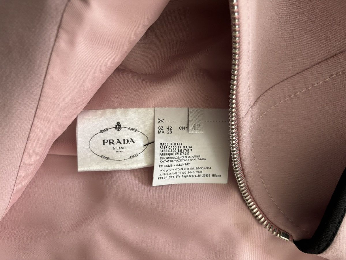 Prada Prada Pink Wool Dress Coat Jacket Women's Size 42/Medium Size M / US 6-8 / IT 42-44 - 8 Thumbnail