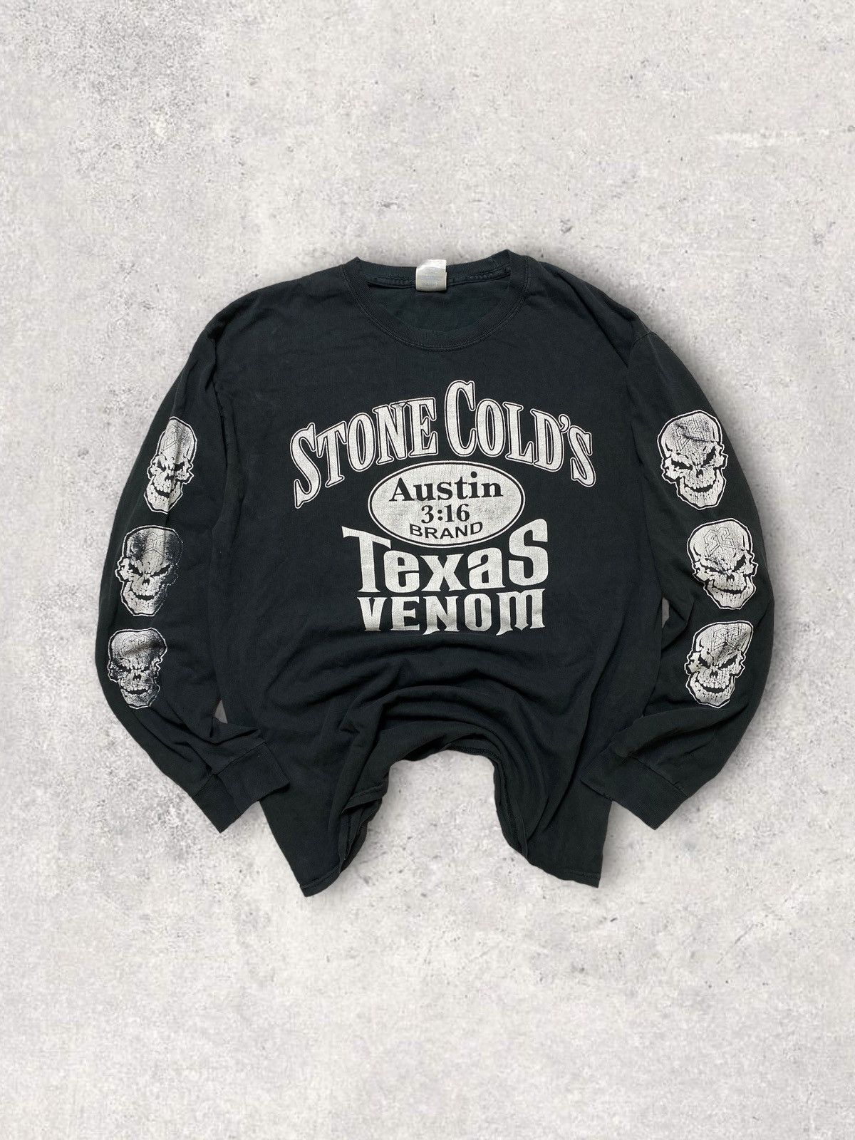 WWE Stone colds Texas venom 101 proofs black longsleeve wwe Size US L / EU 52-54 / 3 - 1 Thumbnail