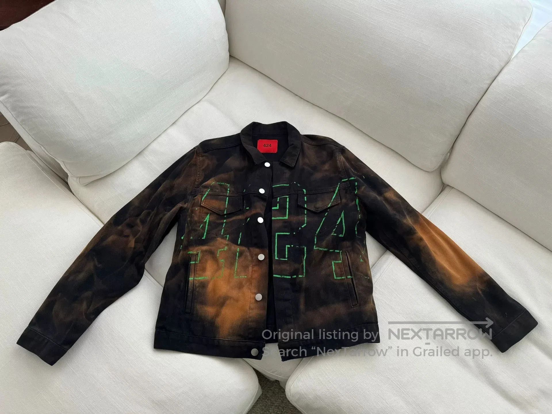 424 424 Denim Complex Wash Jacket. Size US M / EU 48-50 / 2 - 1 Thumbnail