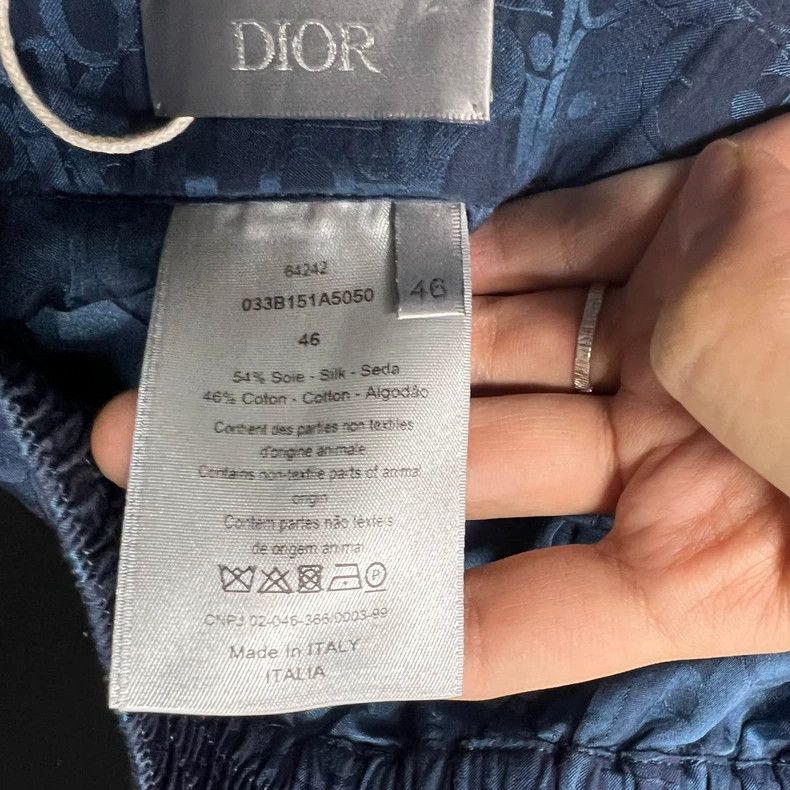 Dior Blue full-print pattern logo casual sweatpants 2501-Nextar Size US 30 / EU 46 - 2 Thumbnail