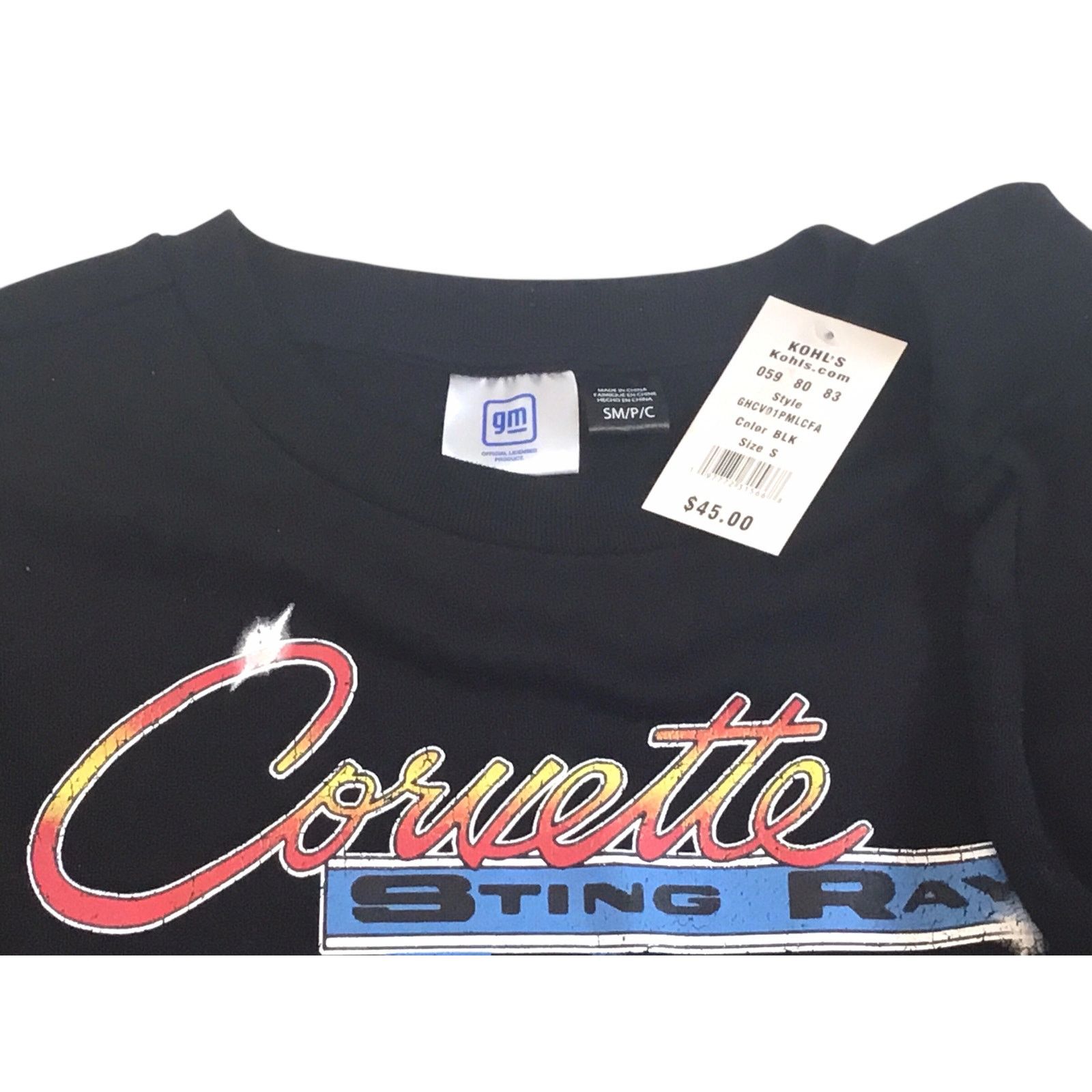 Other Corvette 1963 StingRay Sweatshirt GM Brand Small NWT $45.00 Size US S / EU 44-46 / 1 - 3 Thumbnail