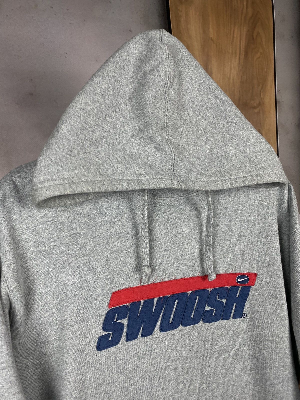 Nike 🔥Vintage Hoodie Nike NSW Swoosh Big Logo Tee🔥 Size US L / EU 52-54 / 3 - 2 Thumbnail