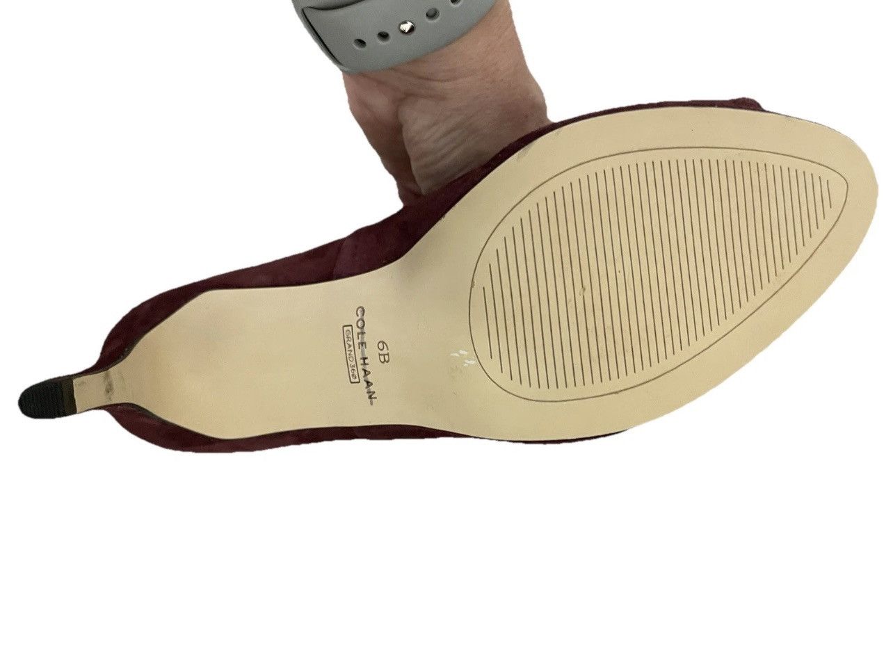 Cole Haan COLE HAAN JONES CORODOVAN SUEDE PEEP TOE BOOTIES US Size 6 Size US 6 / IT 36 - 7 Thumbnail