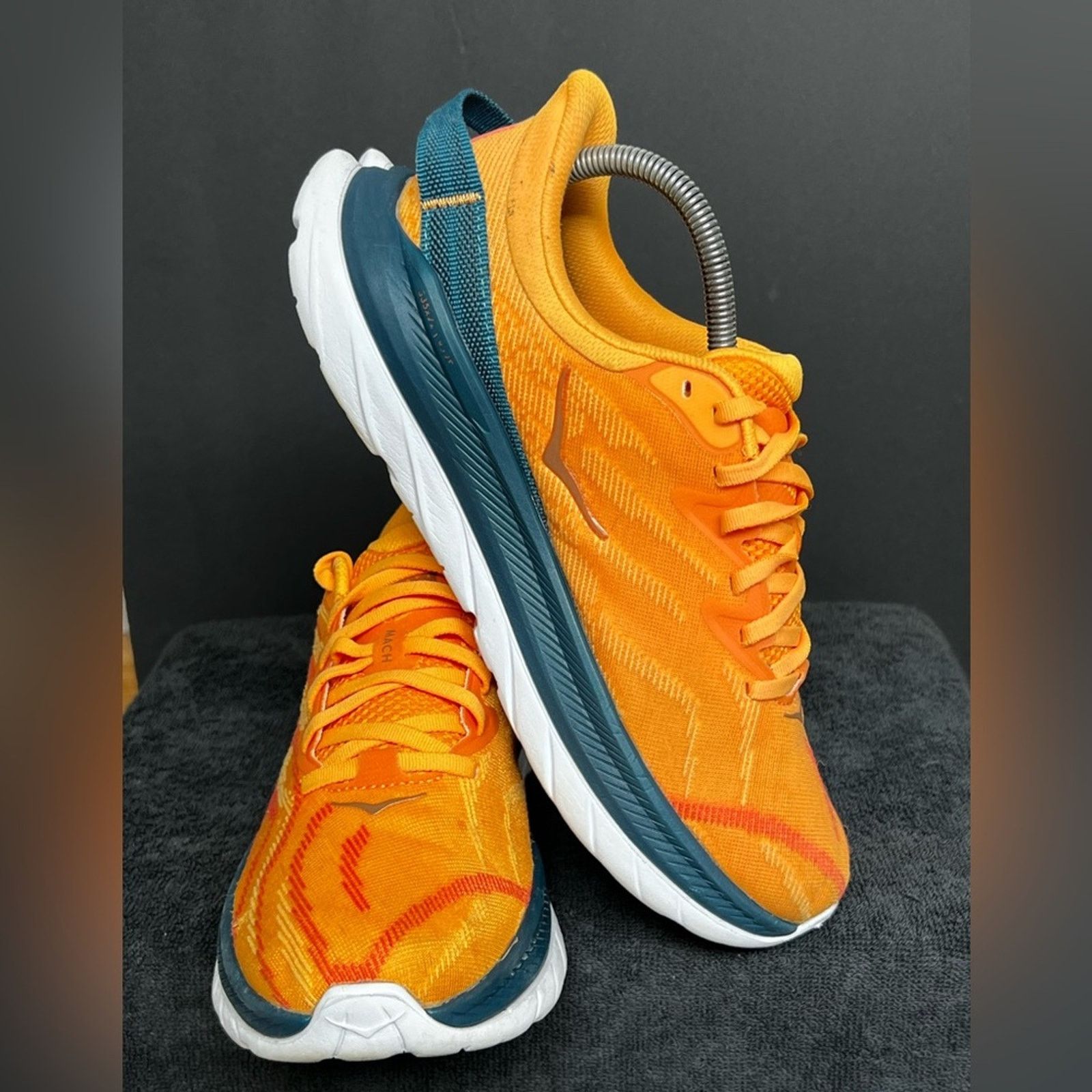 Hoka Hoka One Womens Mach Supersonic Orange Running Shoes 9.5 B Size US 9.5 / IT 39.5 - 5 Thumbnail