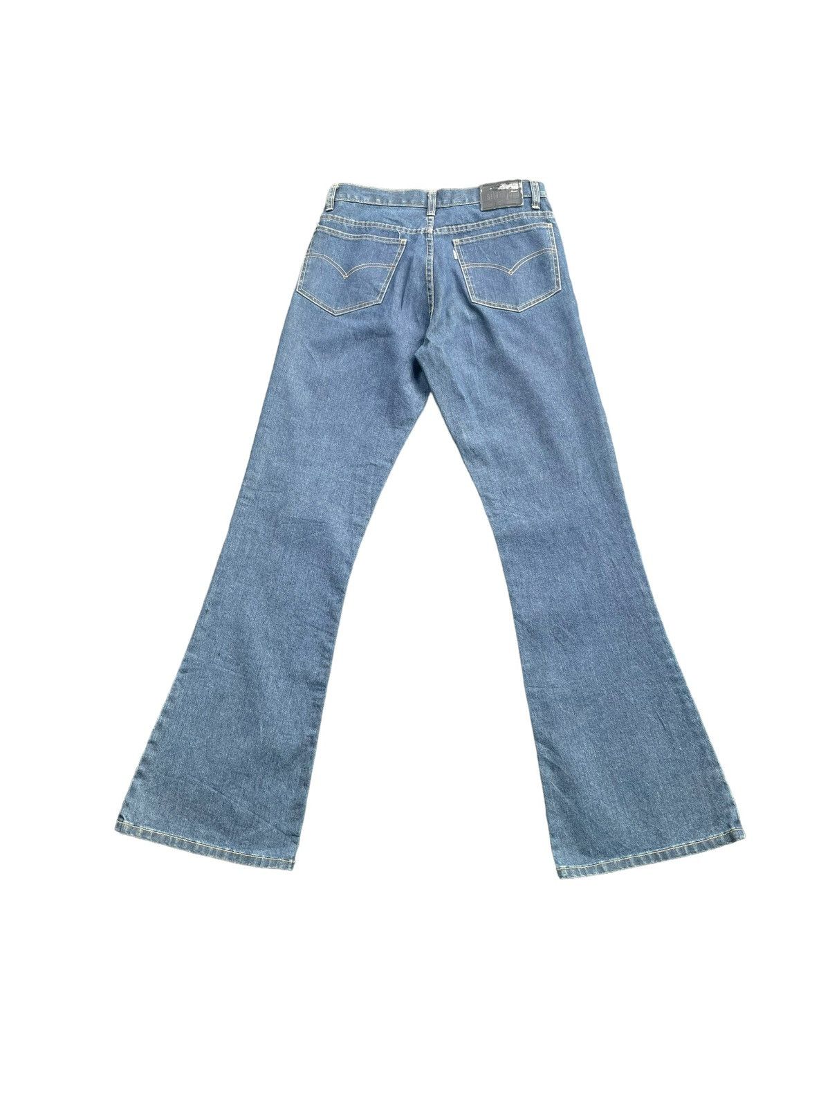 Levi's × Vintage Vintage 90’s Levis Silvertab Flare Denim Size 31" - 4 Thumbnail