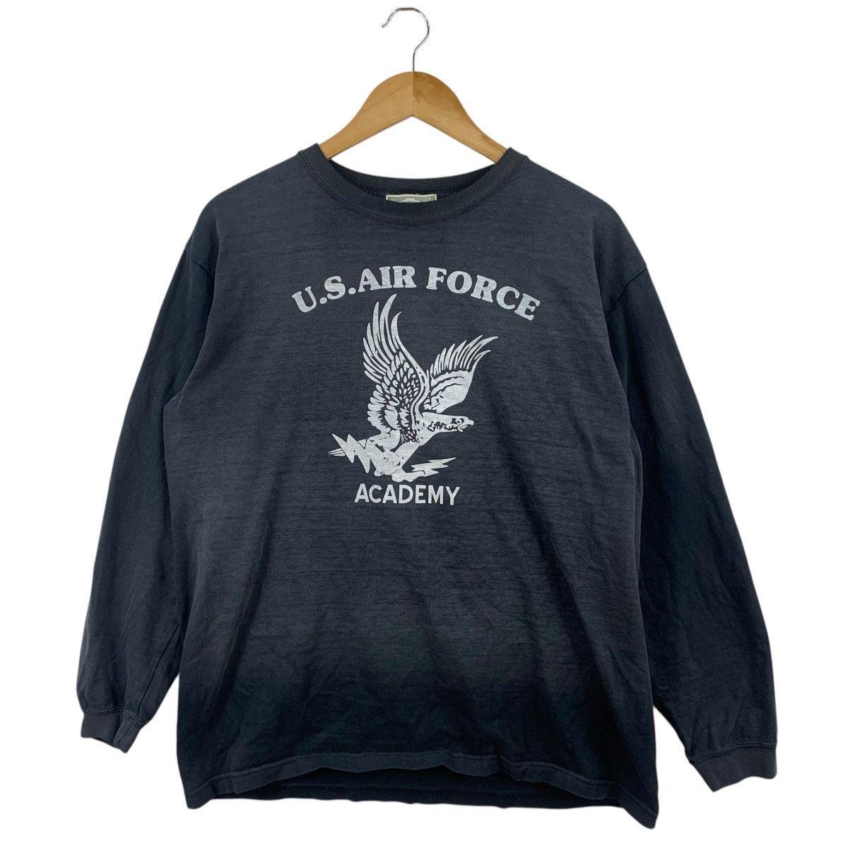 Vintage Vintage HOUSTON USAF ACADEMY Air Force Sun Faded Tee Shirt Size US XL / EU 56 / 4 - 4 Thumbnail