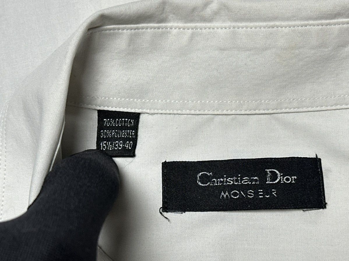 Christian Dior Monsieur Vintage Christian Dior Monsieur Long Sleeve Shirt Size US L / EU 52-54 / 3 - 10 Thumbnail