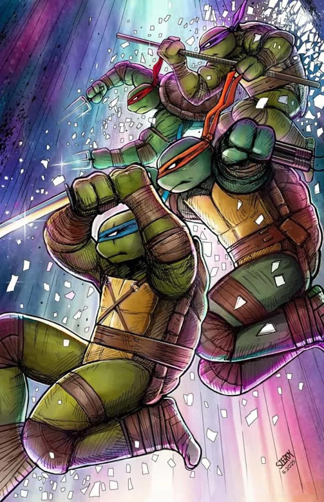 Tintoria Mattei TMNT Issue #13 (Nathan Szerdy)-(1:25) Blind Bag Exclusive A Size ONE SIZE - 1 Thumbnail