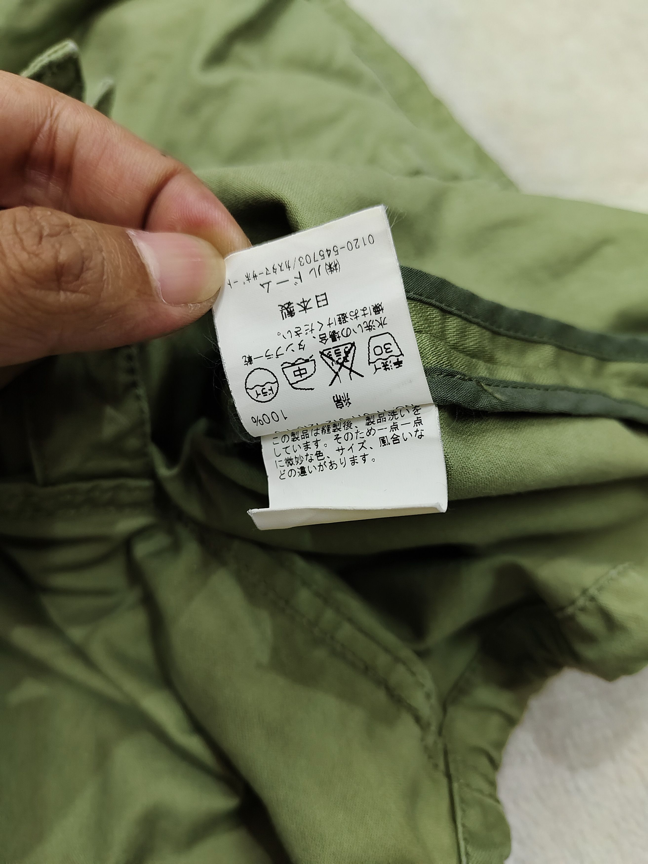 Japanese Brand Slobe Iena🇯🇵 Military Hooded Olive Batwing Cape Jacket Size M / US 6-8 / IT 42-44 - 10 Thumbnail