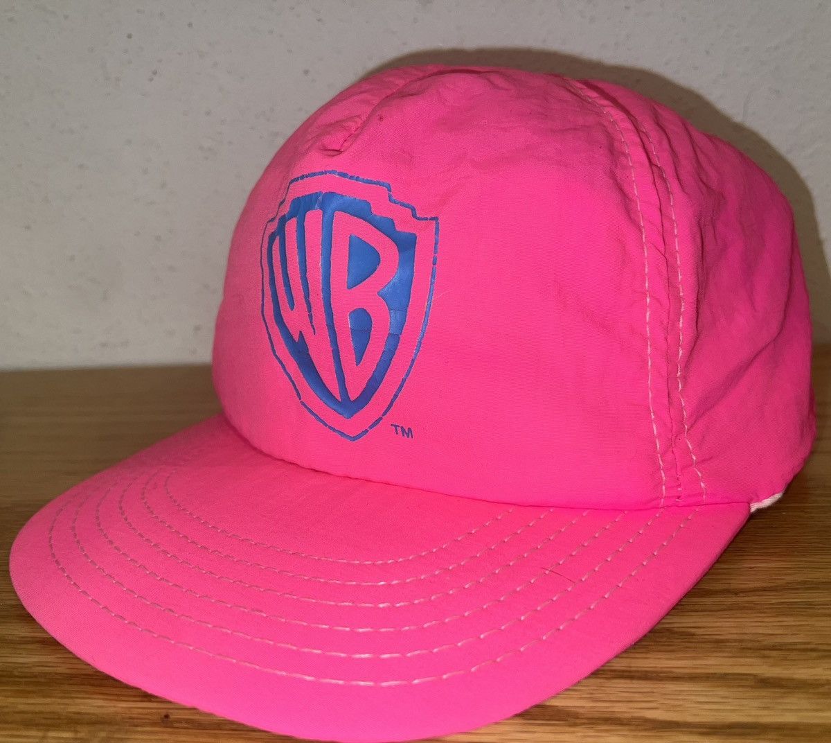 Warner Bros Vintage Warner Bros Miami Vice Pink Hat Size ONE SIZE - 1 Thumbnail