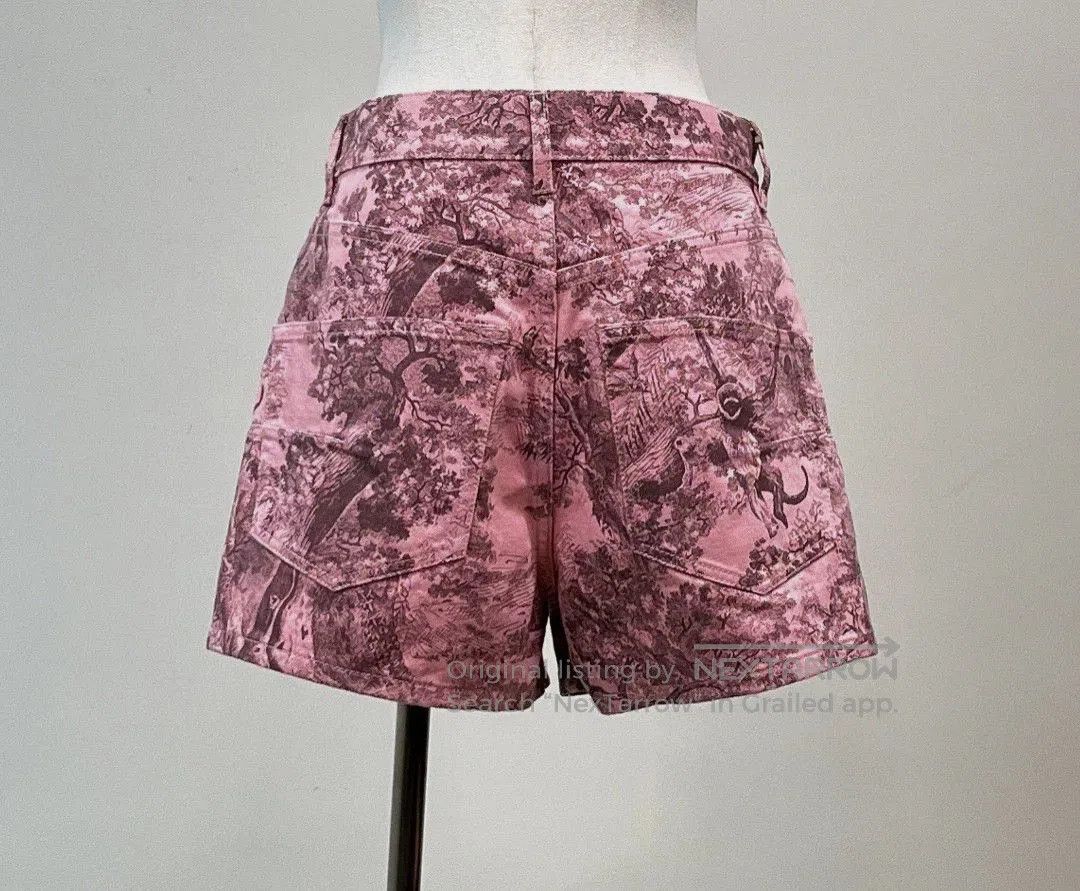 Dior Dior Dioriviera Sauvage Toile Print Shorts. Size 33" - 2 Thumbnail