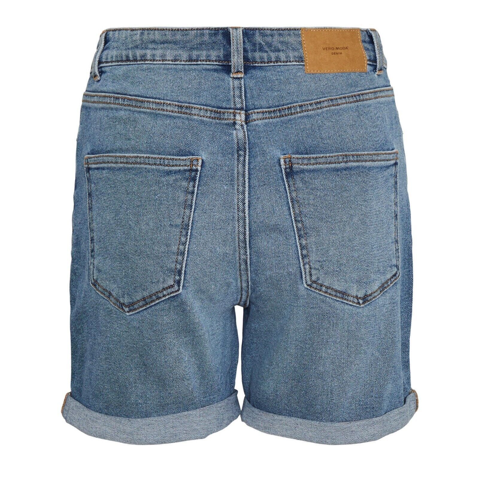 The Unbranded Brand Vero Moda Women Denim Joana High Waist Mom Shorts Size M Size 30" / US 8 / IT 44 - 5 Thumbnail